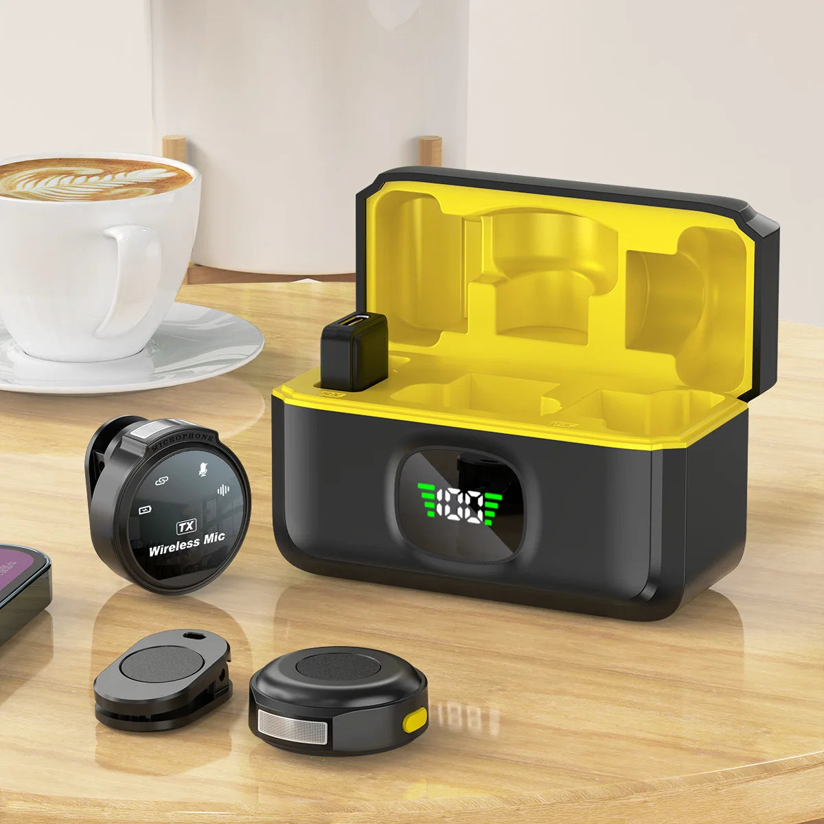 ✨ Wireless Magnetic Clip Microphone – Portable Lavalier Mic for TikTok, Vlogs & Interviews 🎤📱