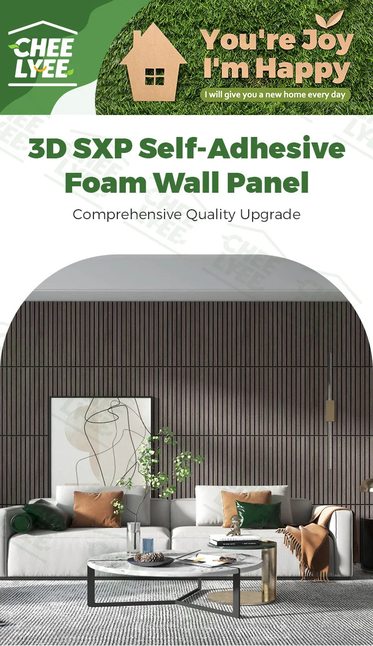 3D Textured Peel-&-Stick Wall Panels – DIY Foam Wallpaper Roll (40×300 cm) | Home Decor Upgrade 🏡✨