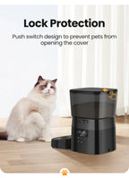🐾 Automatic Pet Feeder – 2L Smart Button Version