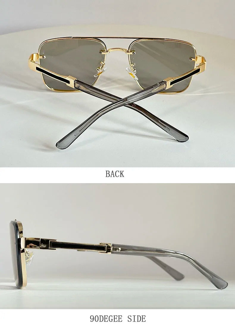 Unisex Luxury Vintage Sunglasses 😎✨ – Premium Style & UV400 Lenses