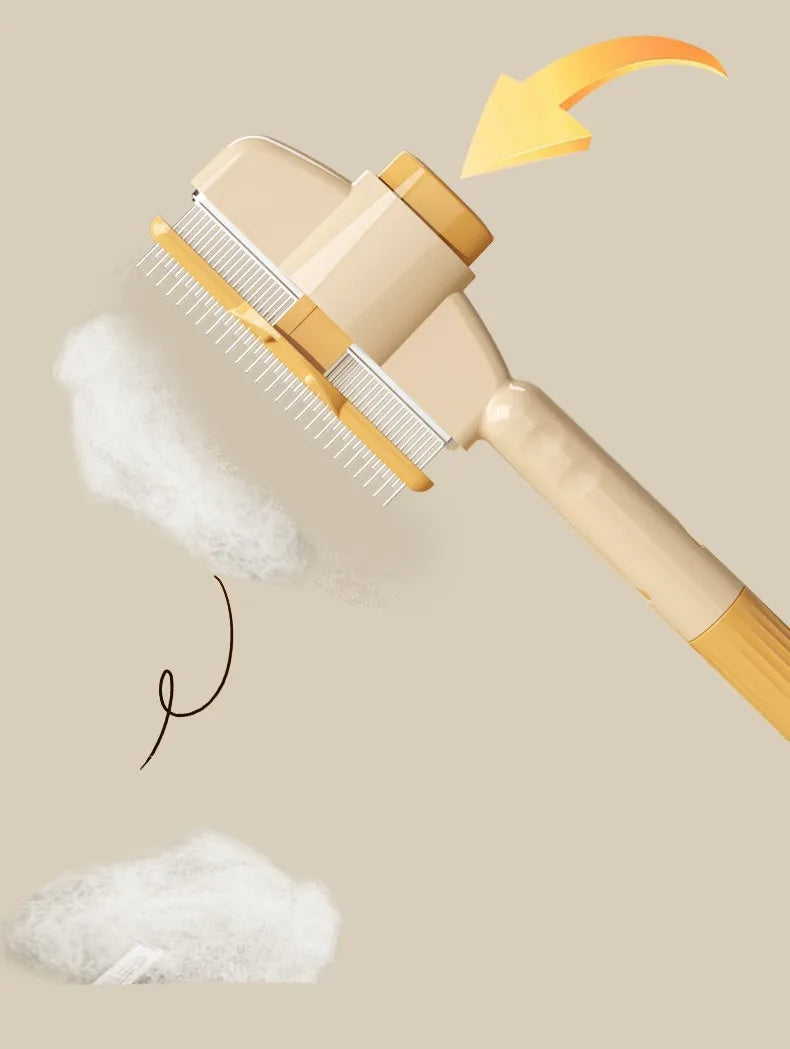 ⭐ Self-Cleaning Pet Grooming Brush – Easy Fur Release 🐾✨