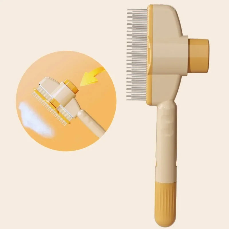 ⭐ Self-Cleaning Pet Grooming Brush – Easy Fur Release 🐾✨