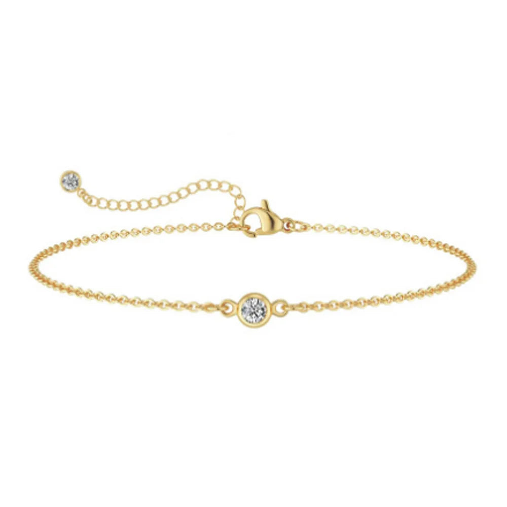 ✨ Elegant Gold Bracelet Collection – Women’s Minimalist Chain Set ✨