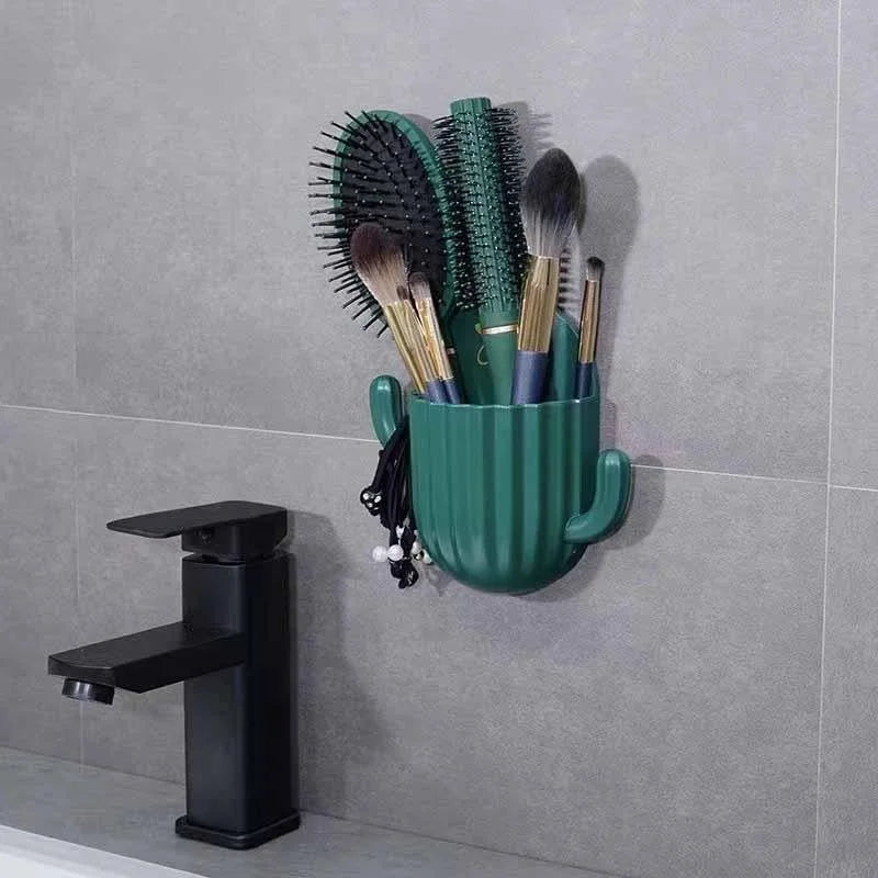 Cactus Wall Holder 🌵 - Toothbrush Holder / Multi-purpose Remote Control Holder