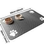 🐾 Pet Feeding Mat – Absorbent & Waterproof Food Bowl Protector 🐶🐱