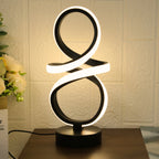 🌟 Modern Spiral LED Lamp – 30 cm