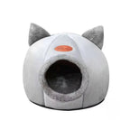 🐱 Cozy Igloo Cat & Small Dog Bed with Cute Ears – Soft, Warm & Secure Den 🛏️✨