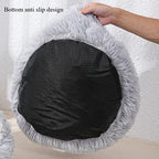Soft Nest Bed for Dogs and Cats - Ultra-Soft Round Plush Kennel