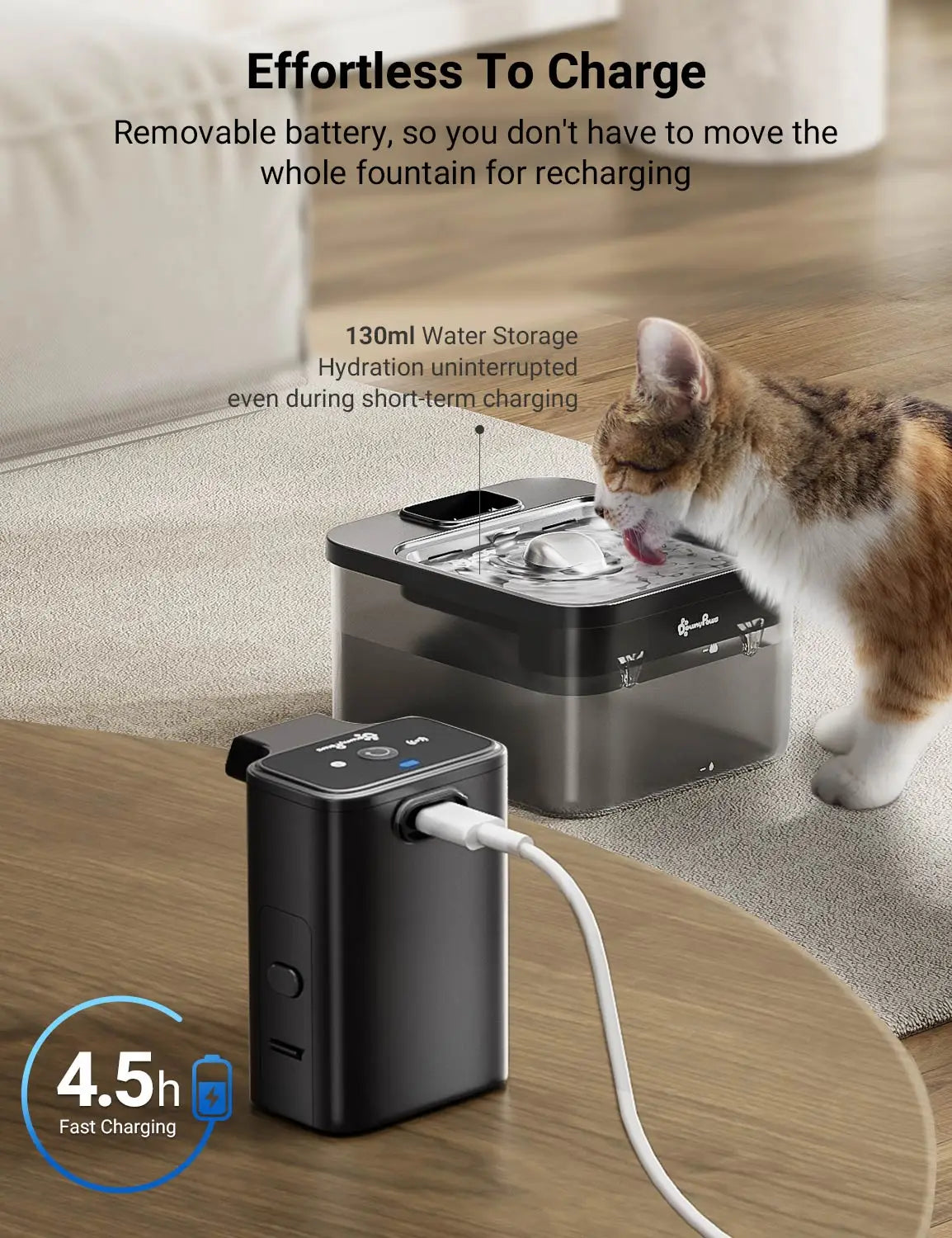 2.5L Automatic Water Dispenser for Cats and Dogs - Wireless, Smart Sensor, Ultra Silent 🐱💧