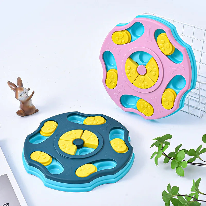 🐾 Slow-Feeder Puzzle Bowl for Dogs & Cats | Anti-Choking Interactive Feeding Toy 🧩