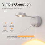 ✨ LED Lamp with Motion Sensor - Wireless USB Night Light