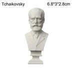 🌟 “Mini Classical Bust Statues – Art Legends Collection 🎨✨”