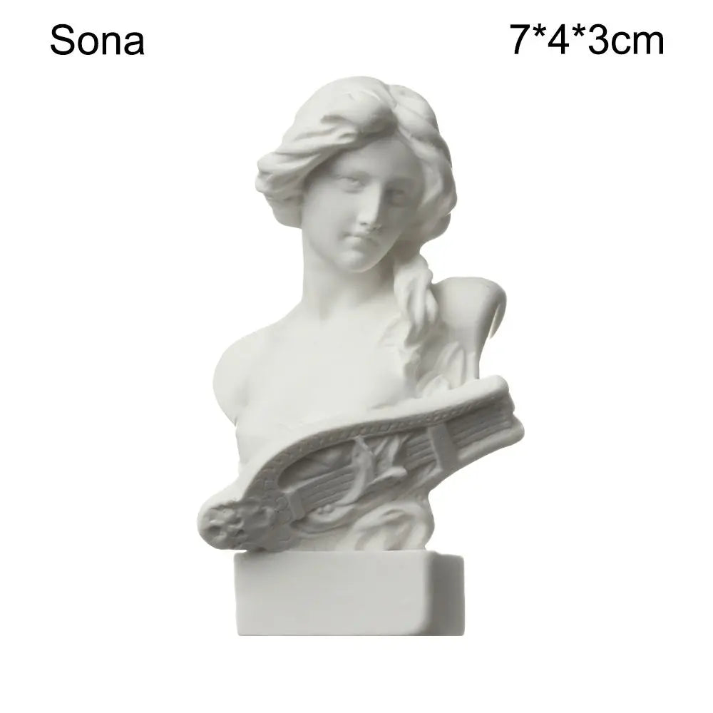 🌟 “Mini Classical Bust Statues – Art Legends Collection 🎨✨”