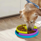 🧩 Slow-Feeder Puzzle Bowl for Dogs & Cats – 3-Level Interactive Eating Toy 🐶🐱
