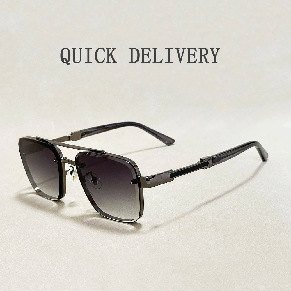 🕶️ Sunglasses Luxury Square – Unisex, Fashion & Premium Look