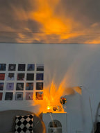 🌊 Dynamic Rotating Water Ripple Lamp –Lamp with Wave & Flame Effect – 16 RGB Colours