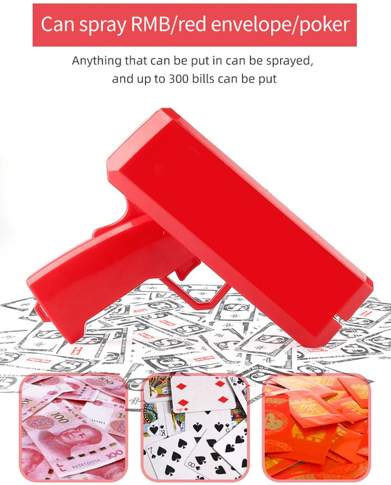 💸 Money Blaster Cash Cannon – Party Fun Prop 🎉