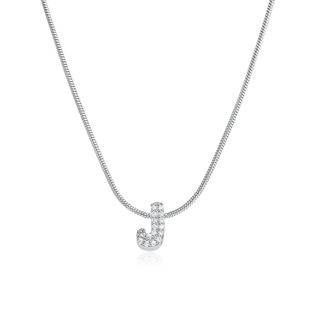 ✨ Alphabet Initial Pendant Necklace (Gold & Silver) ✨