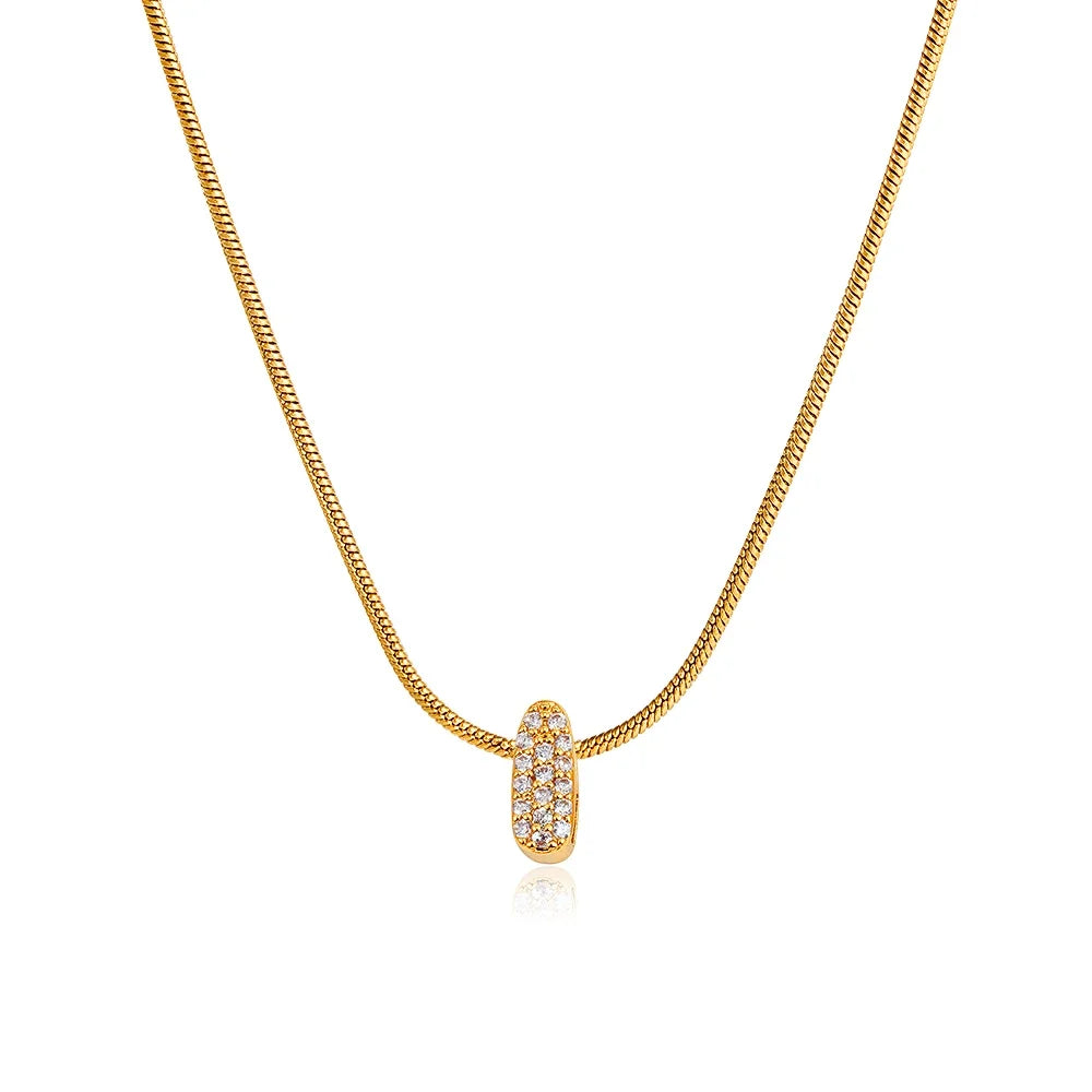 ✨ Alphabet Initial Pendant Necklace (Gold & Silver) ✨