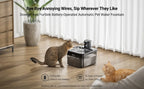 2.5L Automatic Water Dispenser for Cats and Dogs - Wireless, Smart Sensor, Ultra Silent 🐱💧