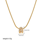 ✨ Alphabet Initial Pendant Necklace (Gold & Silver) ✨