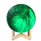 RGB Nebula 3D Lunar Lamp – 16 Colours, Touch & Remote Control | Night Light Decor
