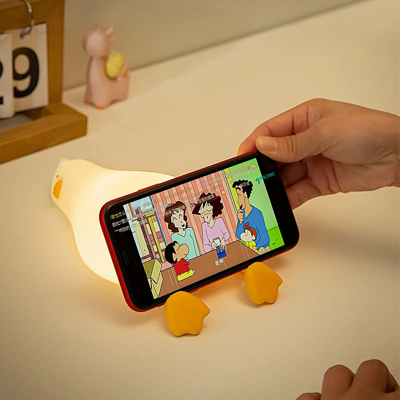 🌙 Cute DAC Silicone Night Light –Rechargeable LED for Bedroom