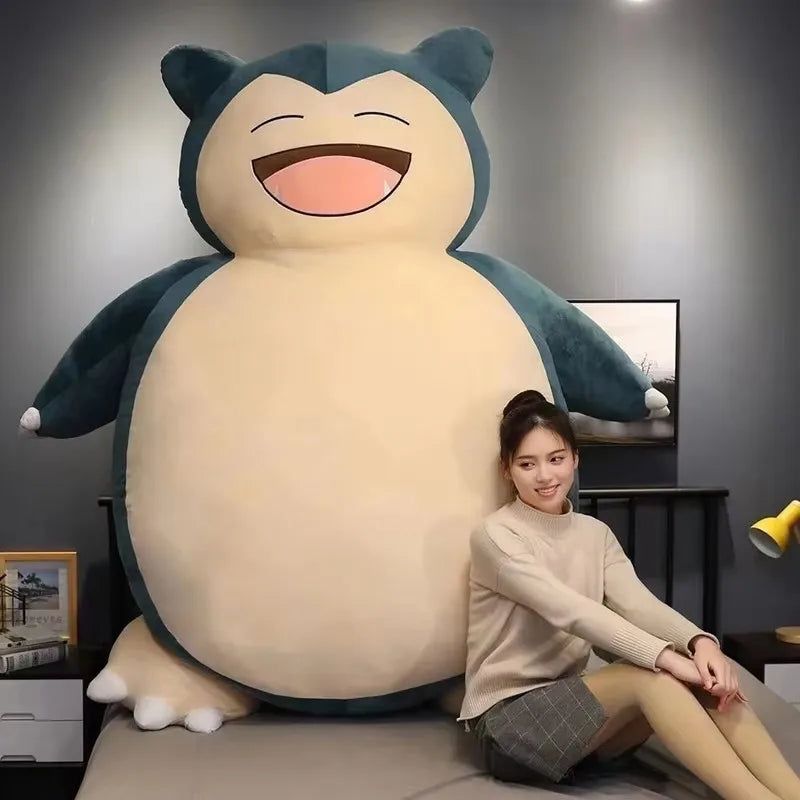 Snorlax XXL Plush Cover – 5 Sizes | Pokémon Soft Sleeping Buddy 💤