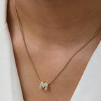 ✨ Alphabet Initial Pendant Necklace (Gold & Silver) ✨
