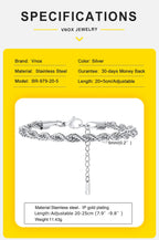 ✨ Chain-Link Bracelet – Minimalist Unisex Metal Bracelet 💫