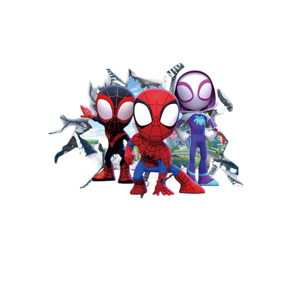 🕸️ Mini Spider-Man Superhero Wall Stickers – Kids Room Decor 🕷️✨