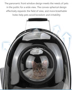 🐾 Crystal-Clear Pet Travel Backpack – Transparent Air-Flow Carrier 🎒✨