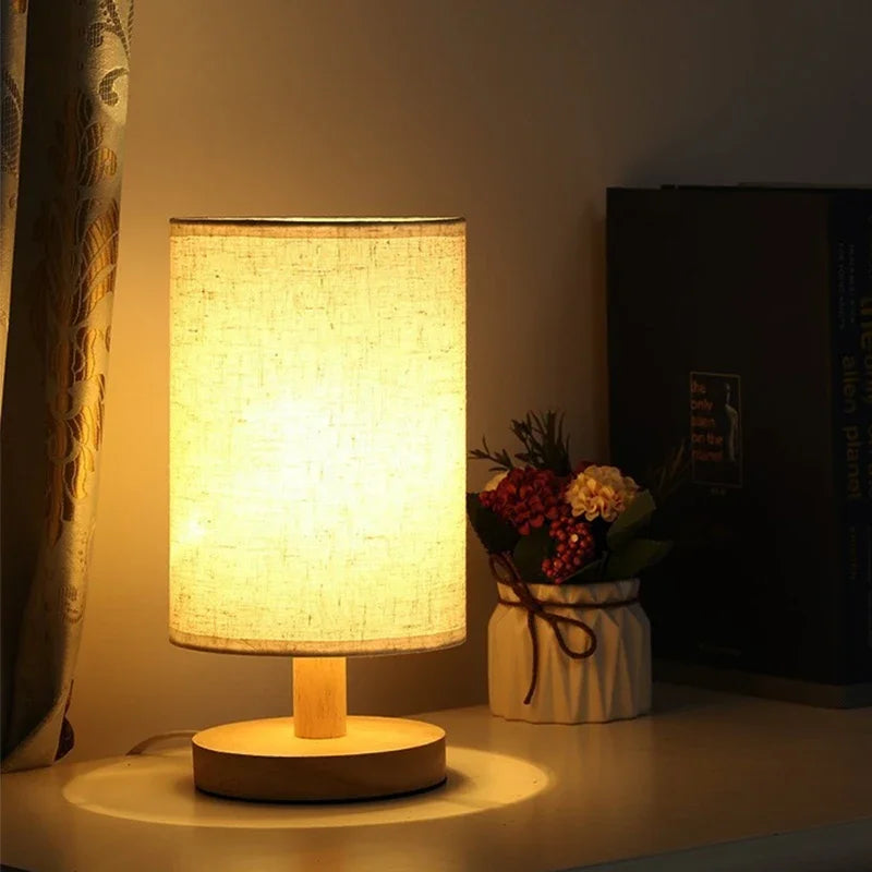 Chinese Style Minimalist LED Table Lamp - Touch, USB, Dimmable 🌙