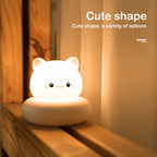 🌙 Cute Animal Night Light – Children's Night Lamp (Touch, 3 Brightness Levels)
