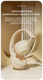 🎧 Wireless Bluetooth 5.3 Headphones – Deep Bass • 12H Playtime • Foldable Design