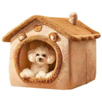 🏠 House-shaped kennel for dogs and cats - Soft, Cosy and Insulating