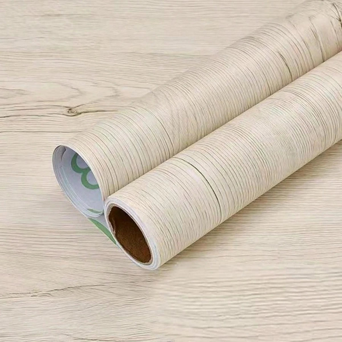 🪵✨ Wood-Grain PVC Waterproof Adhesive Wallpaper – Multiple Sizes & Colors