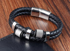 🔥 Men’s Leather Bracelet Collection – Multi-Style Modern Designs 🖤✨