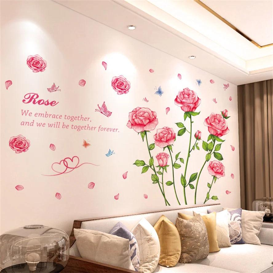 🌿✨ Aesthetic Floral & Nature Wall Stickers | DIY Home Decor – 20 Designs 🌸🦋
