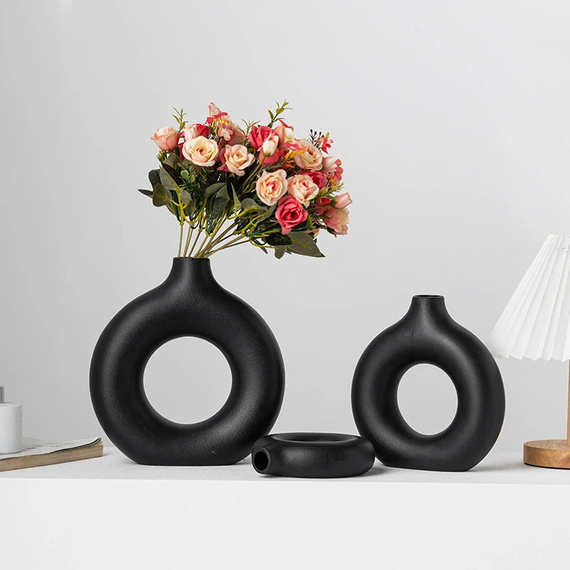 ✨ Nordic Modern Flower Vases – Minimalist Home Décor Aesthetic 🌿