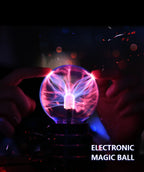 🔮 Magic Crystal Plasma Ball Lamp - Decorative Plasma Lamp | 3D Electric Effect | Atmospheric Night Light