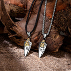 🗡️ Viking Rune Arrowhead Pendant Necklace – Norse Warrior Amulet ⚔️