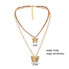 ✨ Vintage Butterfly & Angel Pendant Necklace – Elegant Retro Jewelry for Women 🦋👼