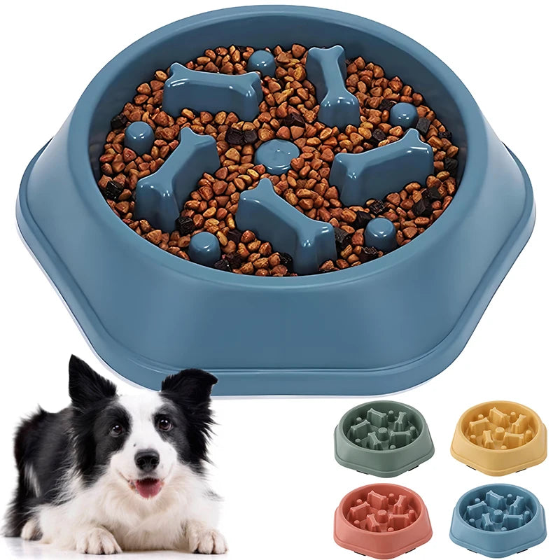 🐾 Slow-Feed Anti-Choking Dog Bowl  🐶🍽️