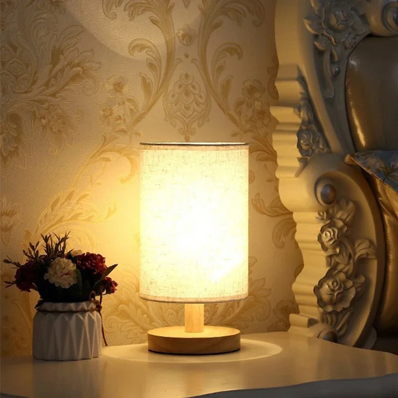 Chinese Style Minimalist LED Table Lamp - Touch, USB, Dimmable 🌙