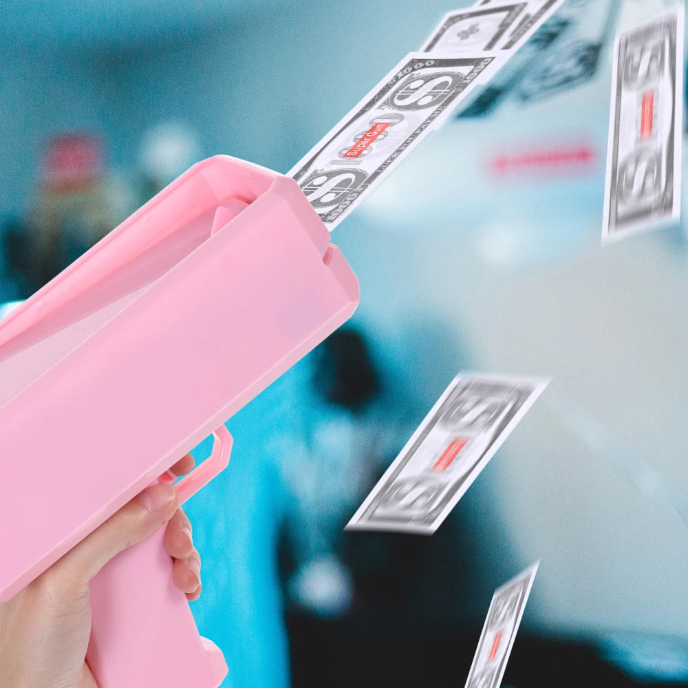 💸 Money Blaster Cash Cannon – Party Fun Prop 🎉