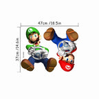 🔥 3D Gamer Wall Stickers – Broken Wall Effect 🎮✨