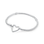 🌟 Elegant Silver Charm Bracelet – Minimalist Women’s Jewelry 💎✨
