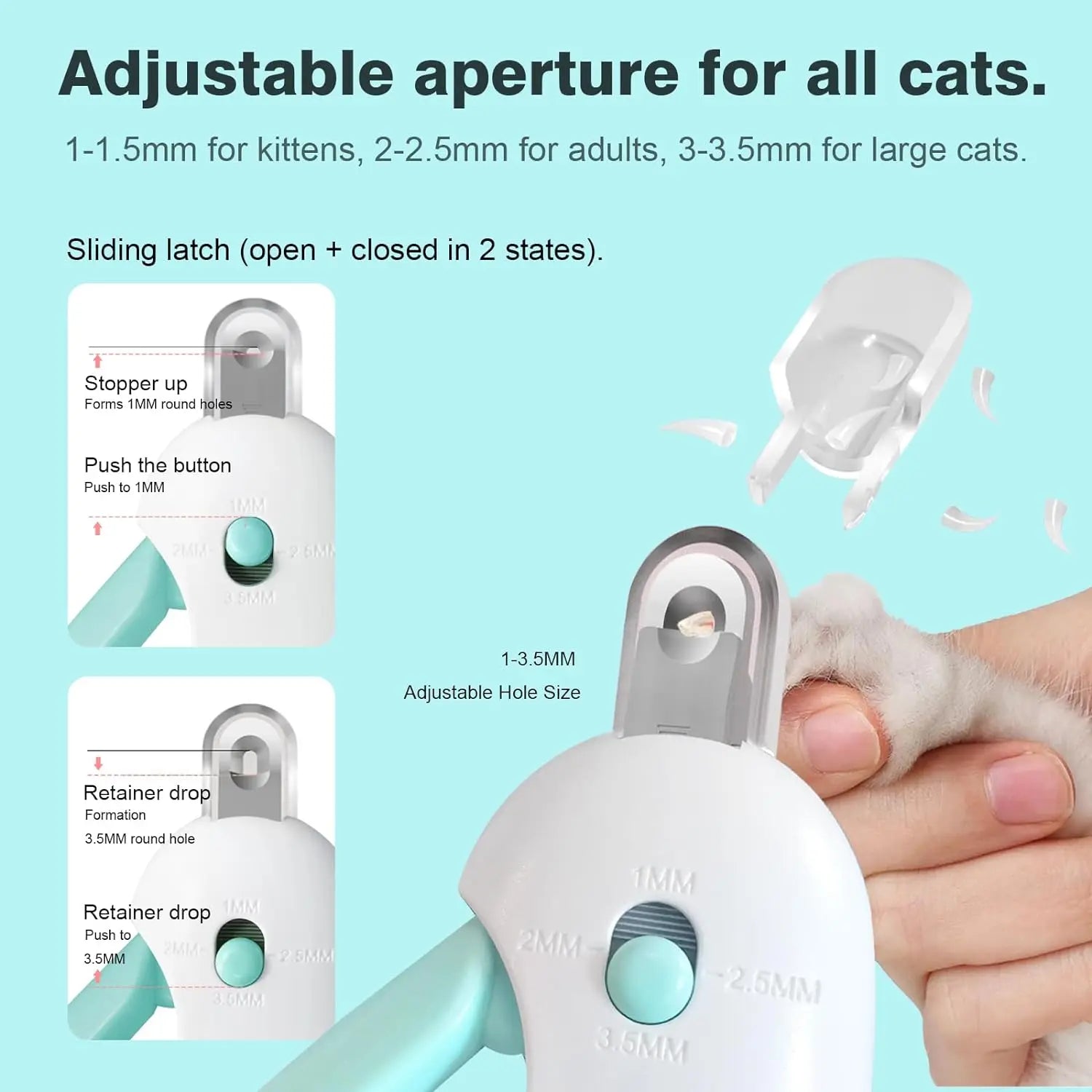 🐾 Premium Adjustable Pet Nail Clipper – Safe & Precise Grooming ✂️💖