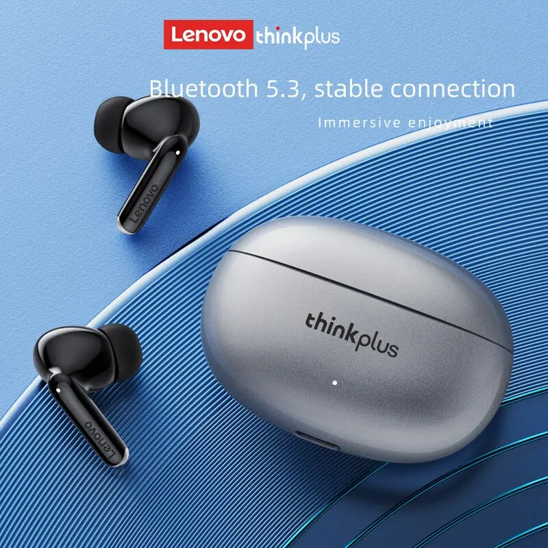 🎧 Lenovo Bluetooth 5.3 Dual-Mixed Stereo Earbuds – Noise Reduction, Deep Bass & Smart Touch Control ✨